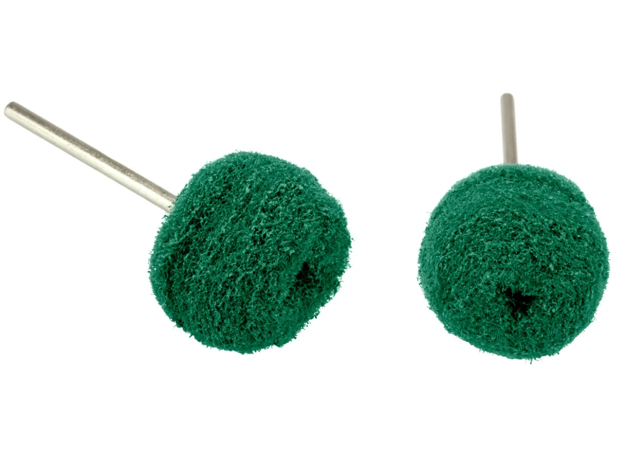 Abrasive Nylon Buffing Ball Green Medium 22mm