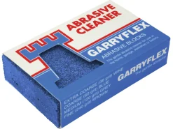 Abrasive Rubber Block, Coarse, Blue, 60 Grit, Garryflex
