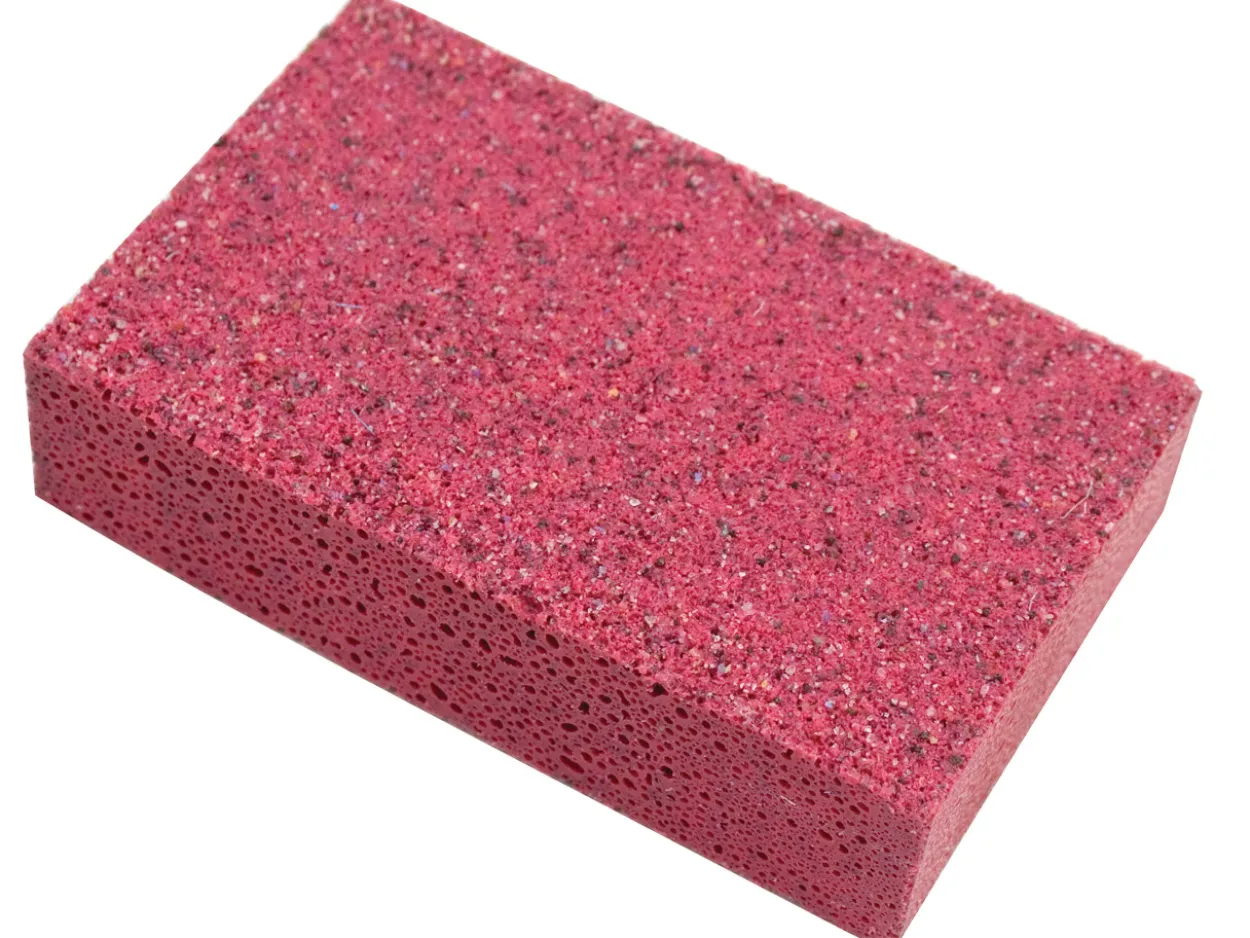 Abrasive Rubber Block Extra Coarse, Wine, 36 Grit, Garryflex