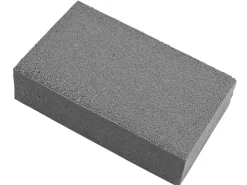 Abrasive Rubber Block, Medium, Grey, 120 Grit, Garryflex