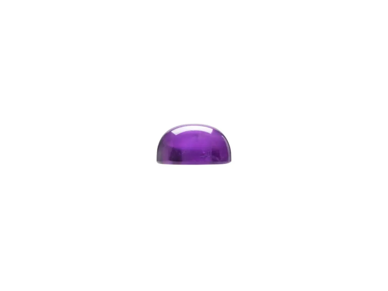Amethyst, Round Cabochon, 5mm