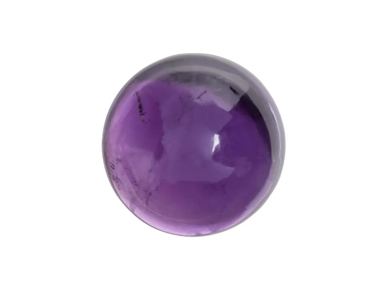 Amethyst, Round Cabochon, 10mm