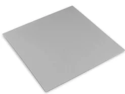 Anodised Undyed Grey Aluminium Sheet 100x100x0.7mm
