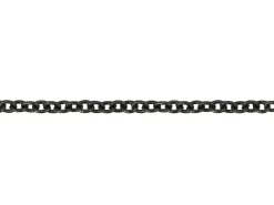 Antique Black 2.0mm Oval Trace Chain 18