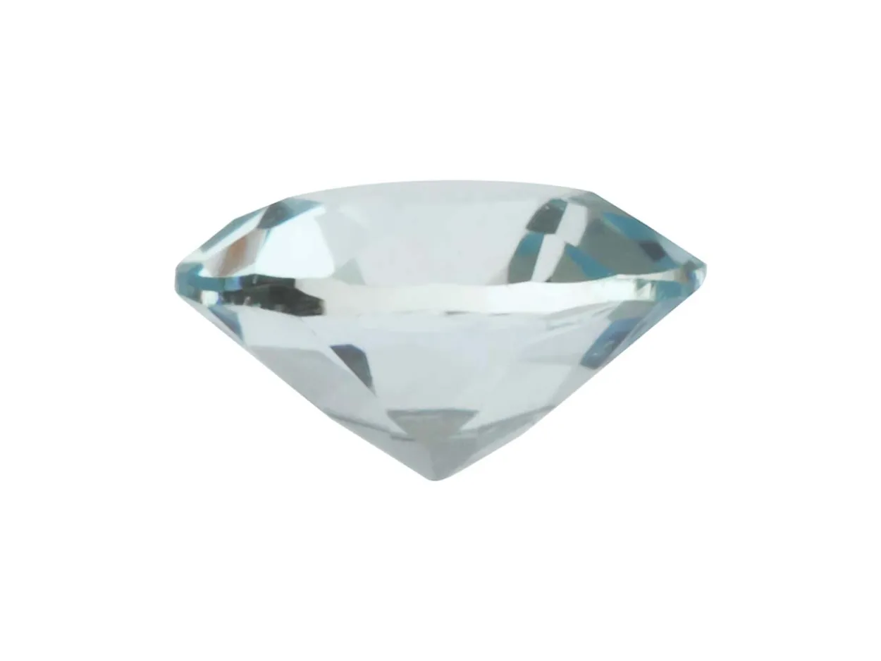 Aquamarine, Round, 4mm