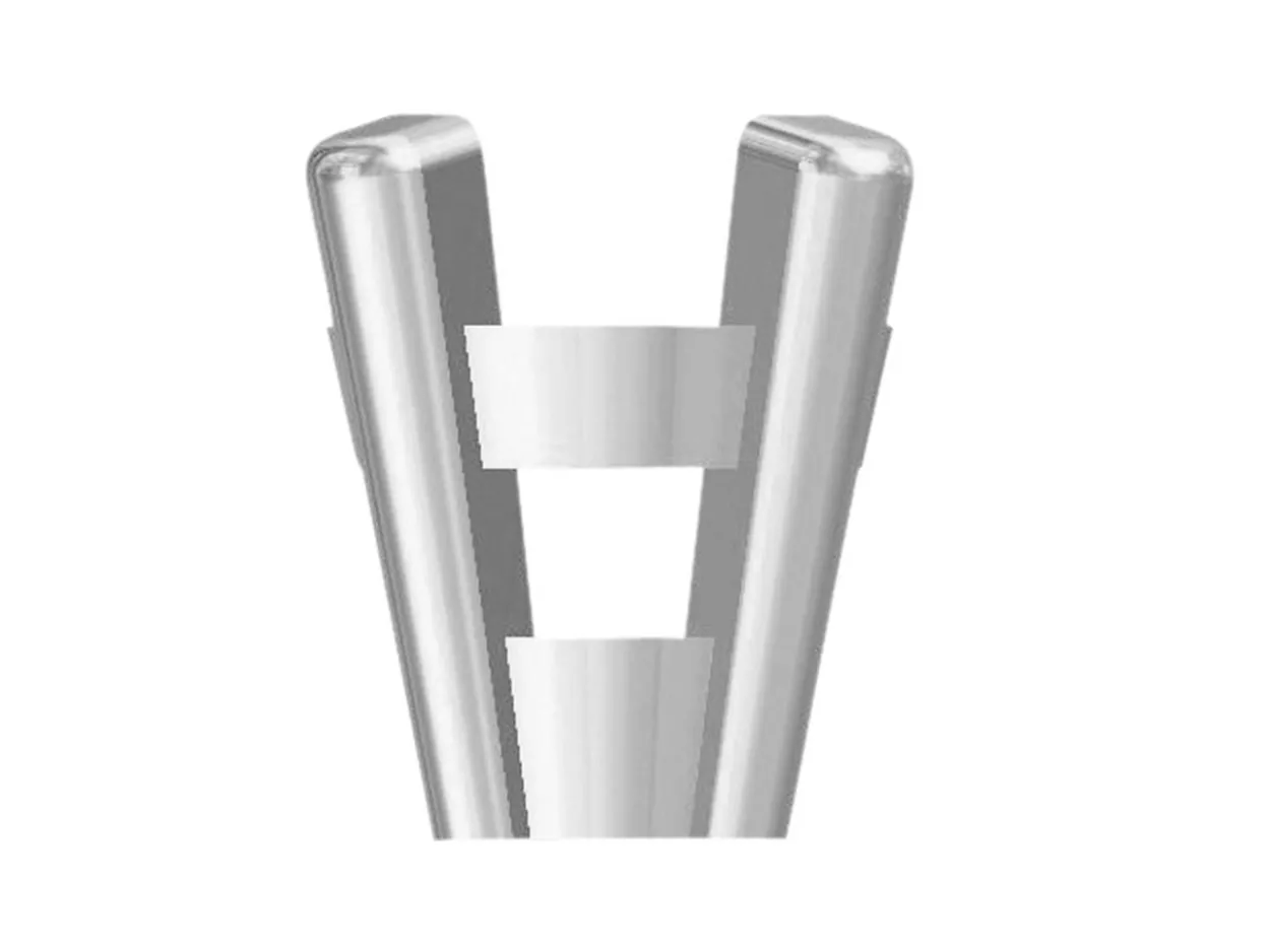 Argentium 4 Claw Double Gallery Collet 4mm Light