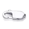 Argentium 960 Silver Lobster Trigger Clasp Catch Oval 8mm