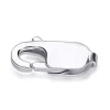 Argentium 960 Silver Lobster Trigger Clasp Catch Oval 11mm
