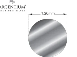 Argentium 940 Silver Round Wire 1.20mm