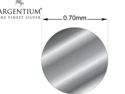 Argentium 940 Silver Round Wire 0.70mm