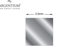 Argentium 940 Silver Square Wire 3.00mm
