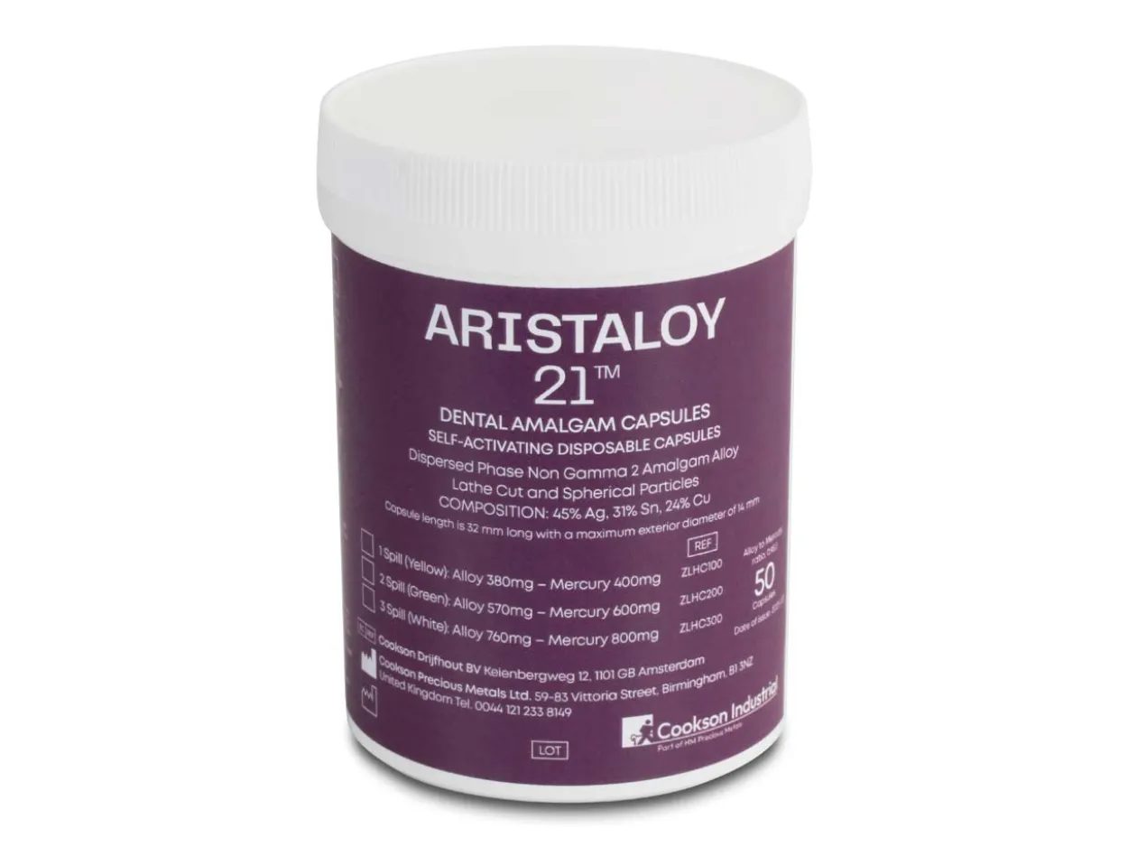 Aristaloy 21 Caps No.2 Spill 50 Green Un3506