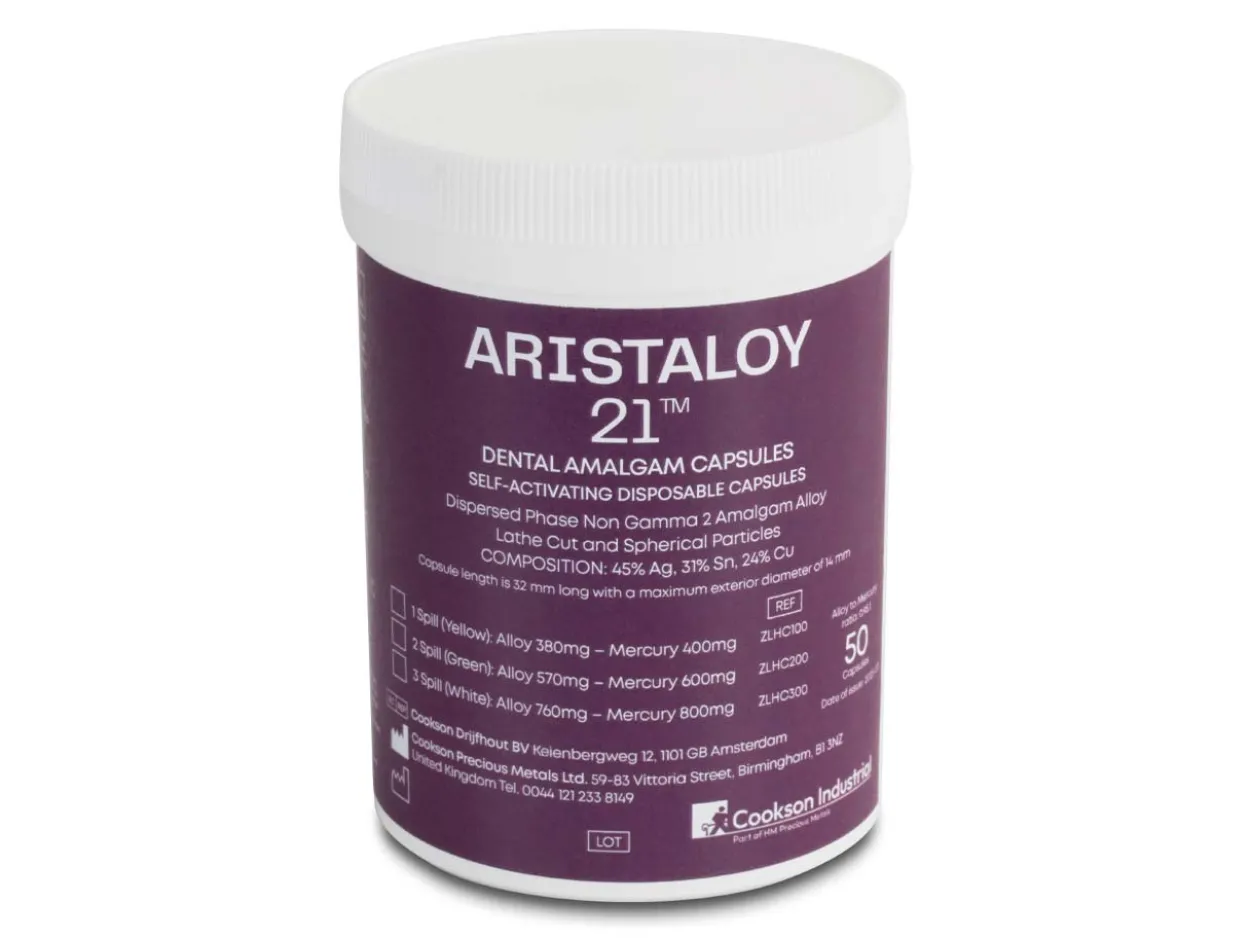 Aristaloy 21 Caps No.3 Spill 50 White Un3506