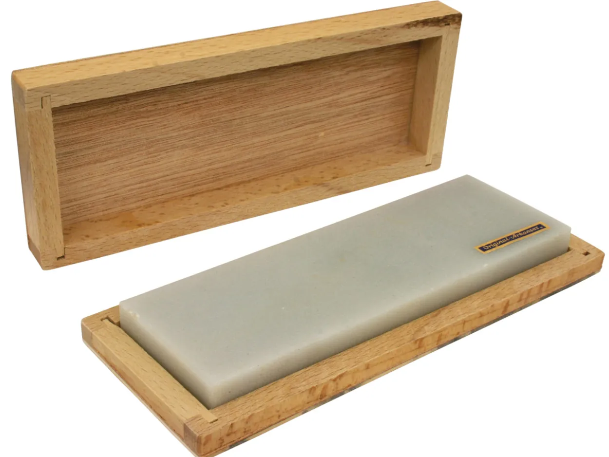Arkansas Stone In Wooden Box 152mm/6"