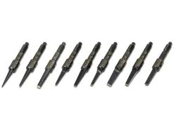 Badeco Hardened Silver Steel Tips Mixed Box Of 9