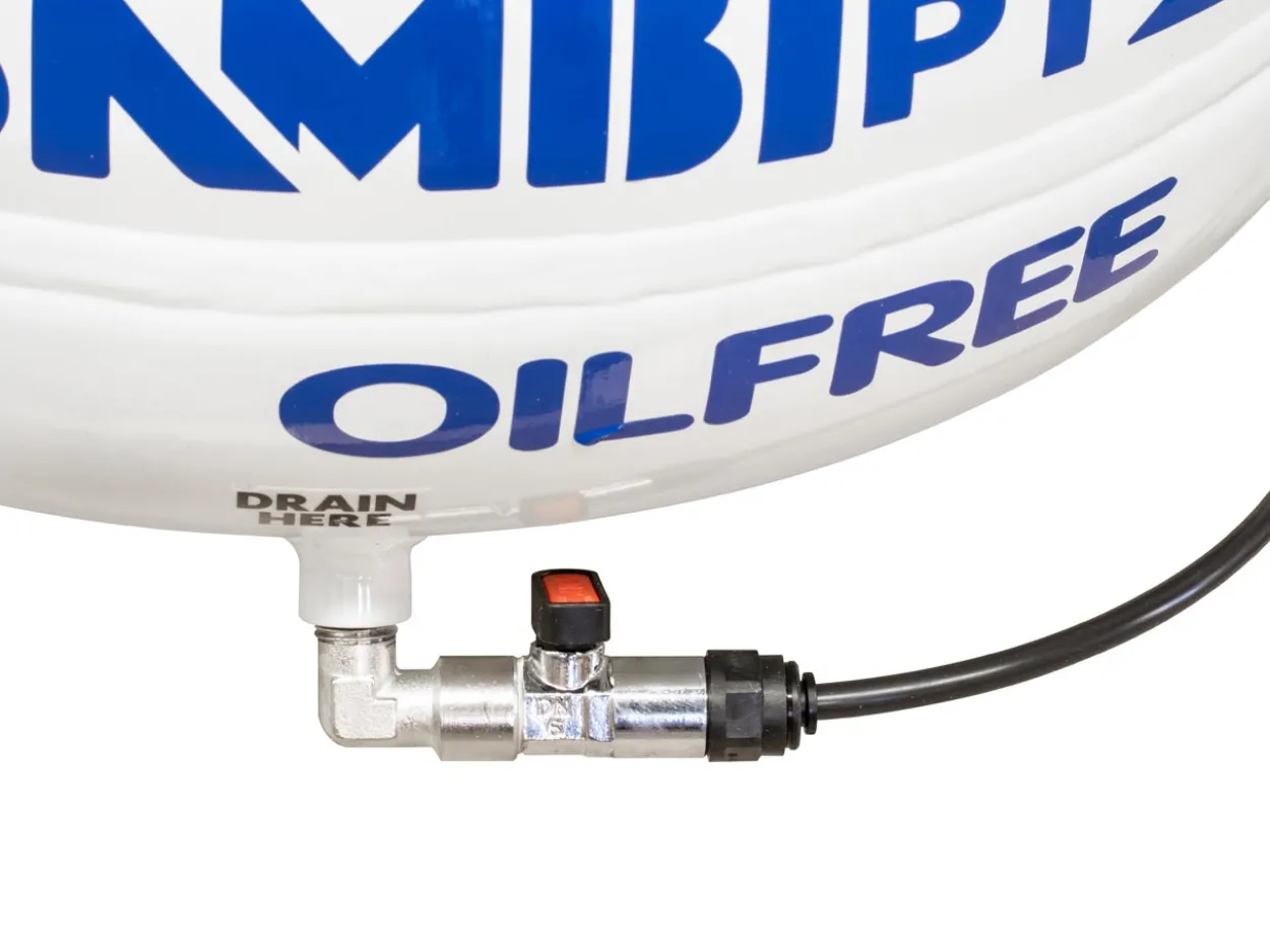 Bambi PT24 0.75hp Oil Free, 8 Bar 24 Litre Capacity Compressor