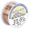 Beadalon Artistic Wire 28 Gauge Silver Plated Rose Gold Colour 0.32mm X 13.7m