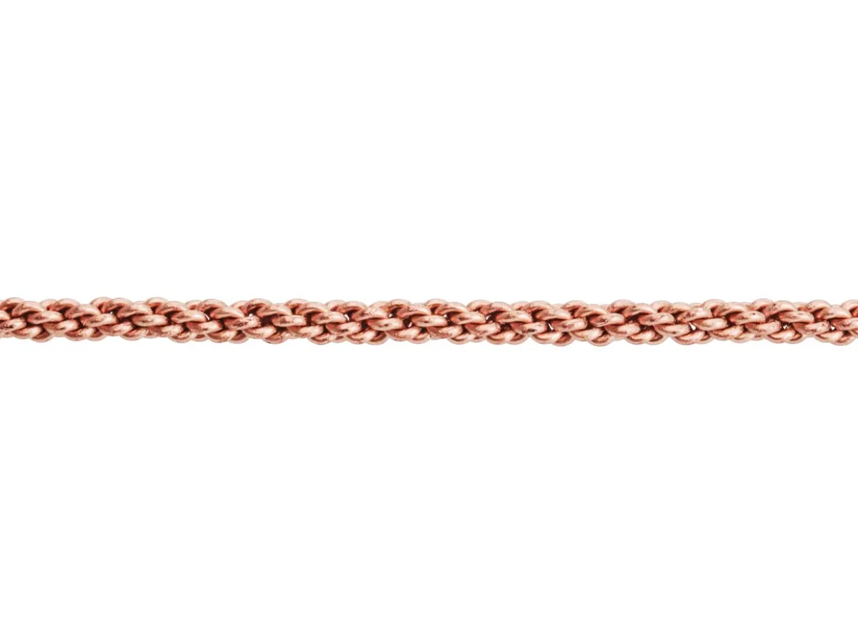 Beadalon Artistic Wire 12 Gauge Round Braid Rose Gold Colour 2.1mm X 1.5m