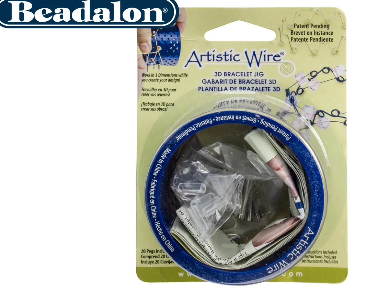 Beadalon 3D Bracelet Jig With 20 Pegs