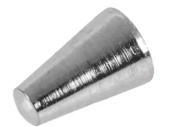 Beadalon Memory Wire Cone End Cap Silver Plated 6.5mm 6 Pieces