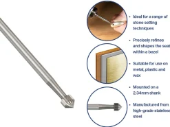 Bench Essentials By Cooksongold Setting Burr 1.0mm