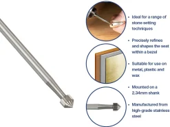 Bench Essentials By Cooksongold Setting Burr 2.2mm