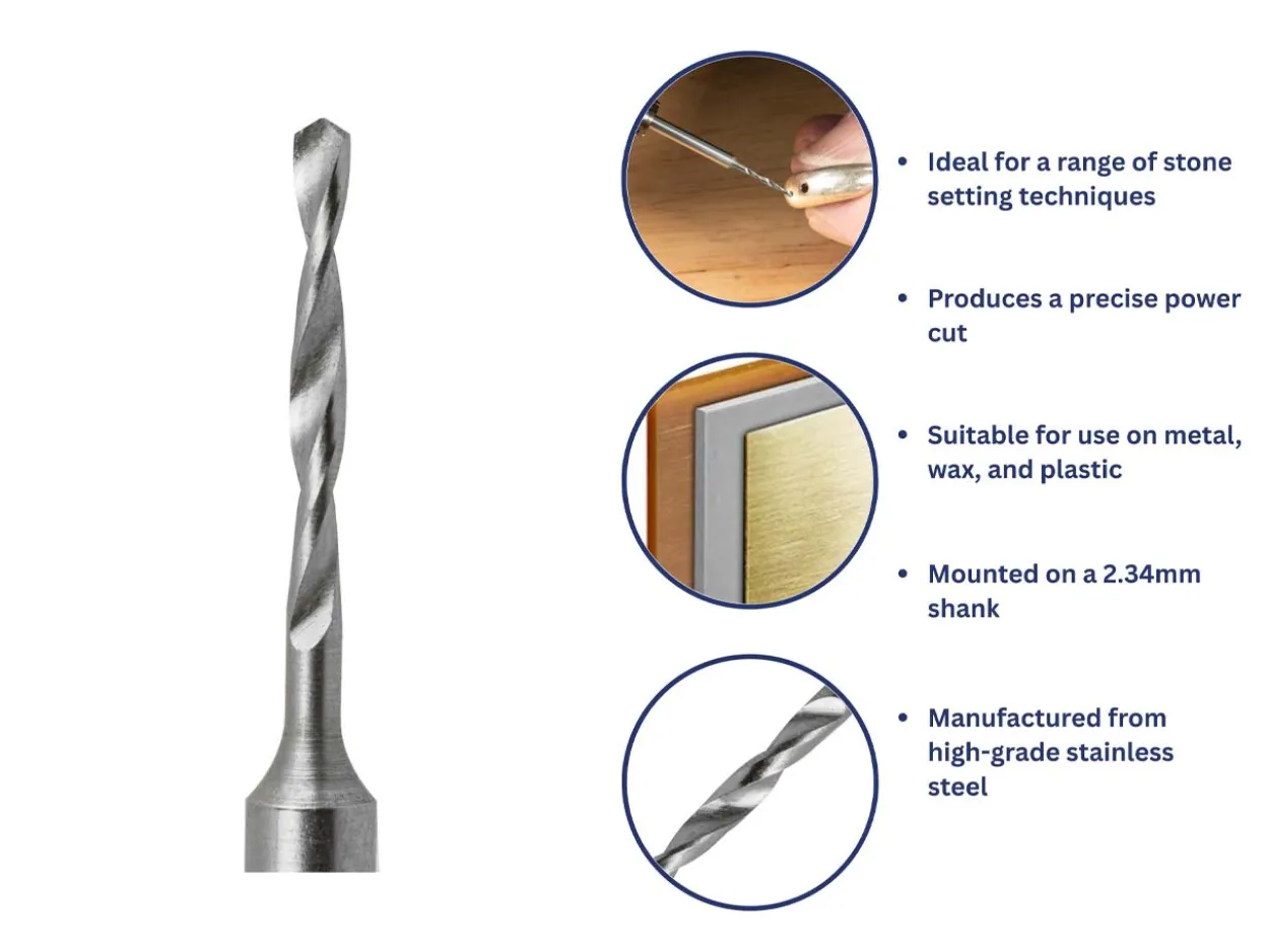 Bench Essentials By Cooksongold Shank Drill 1.10mm