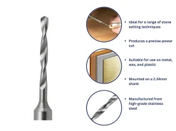 Bench Essentials By Cooksongold Shank Drill 0.60mm