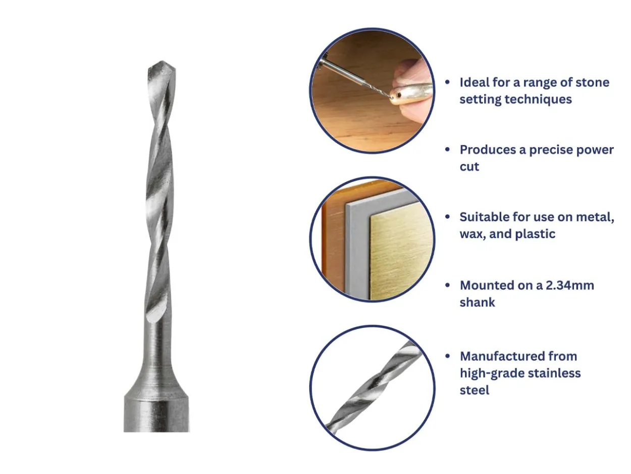 Bench Essentials By Cooksongold Shank Drill 0.90mm
