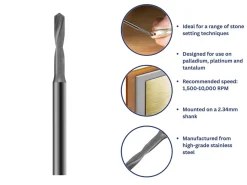 Bench Essentials By Cooksongold Geometry Shank Drill Set 0.5 - 2.3mm