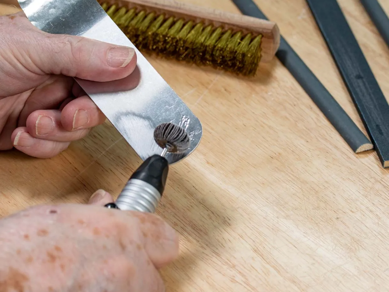 Bench Essentials By Cooksongold Emery Flap Wheel, Oval, 80 Grit