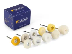 Bench Essentials By Cooksongold Buff Finishing Assorted Pendant Wheels, Set Of 10