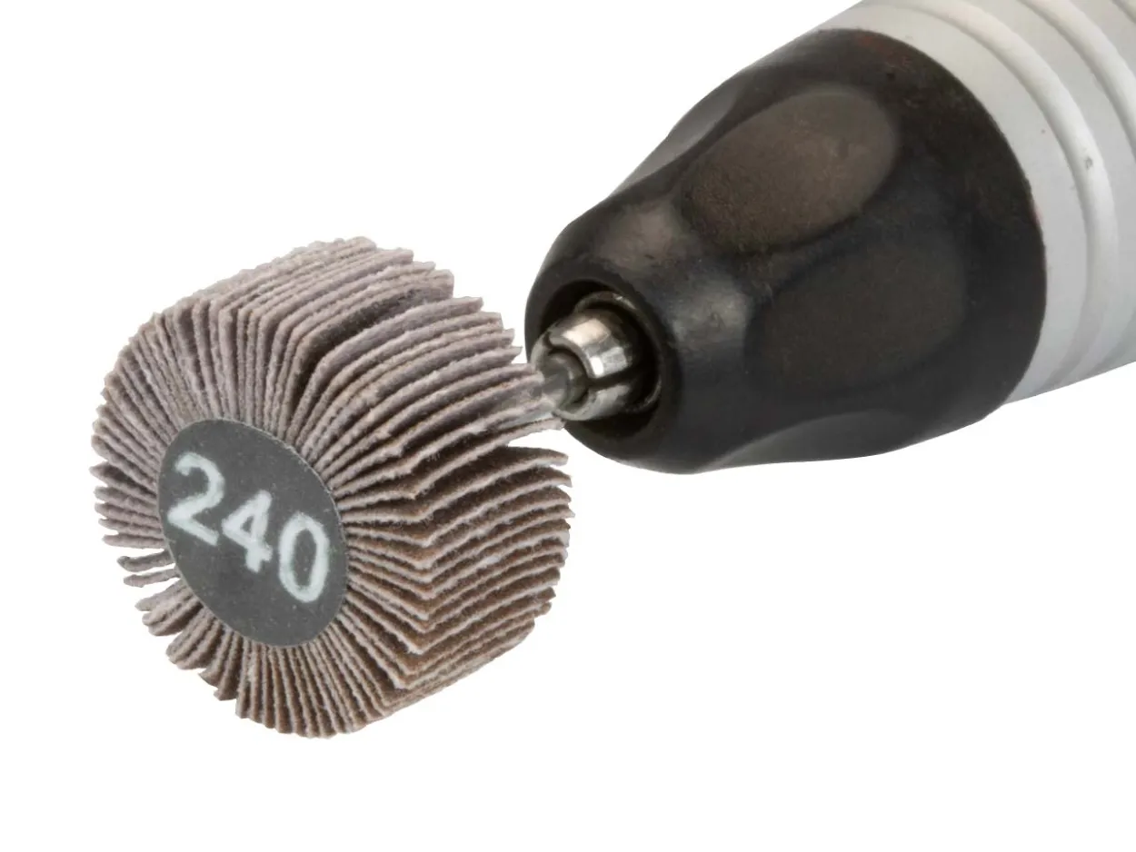 Bench Essentials By Cooksongold Emery Flap Wheel, Square Edge, 240 Grit