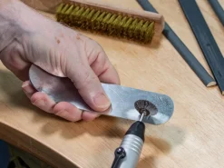 Bench Essentials By Cooksongold Emery Flap Wheel, Knife Edge, 600 Grit