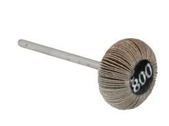 Bench Essentials By Cooksongold Emery Flap Wheel, Oval, 800 Grit