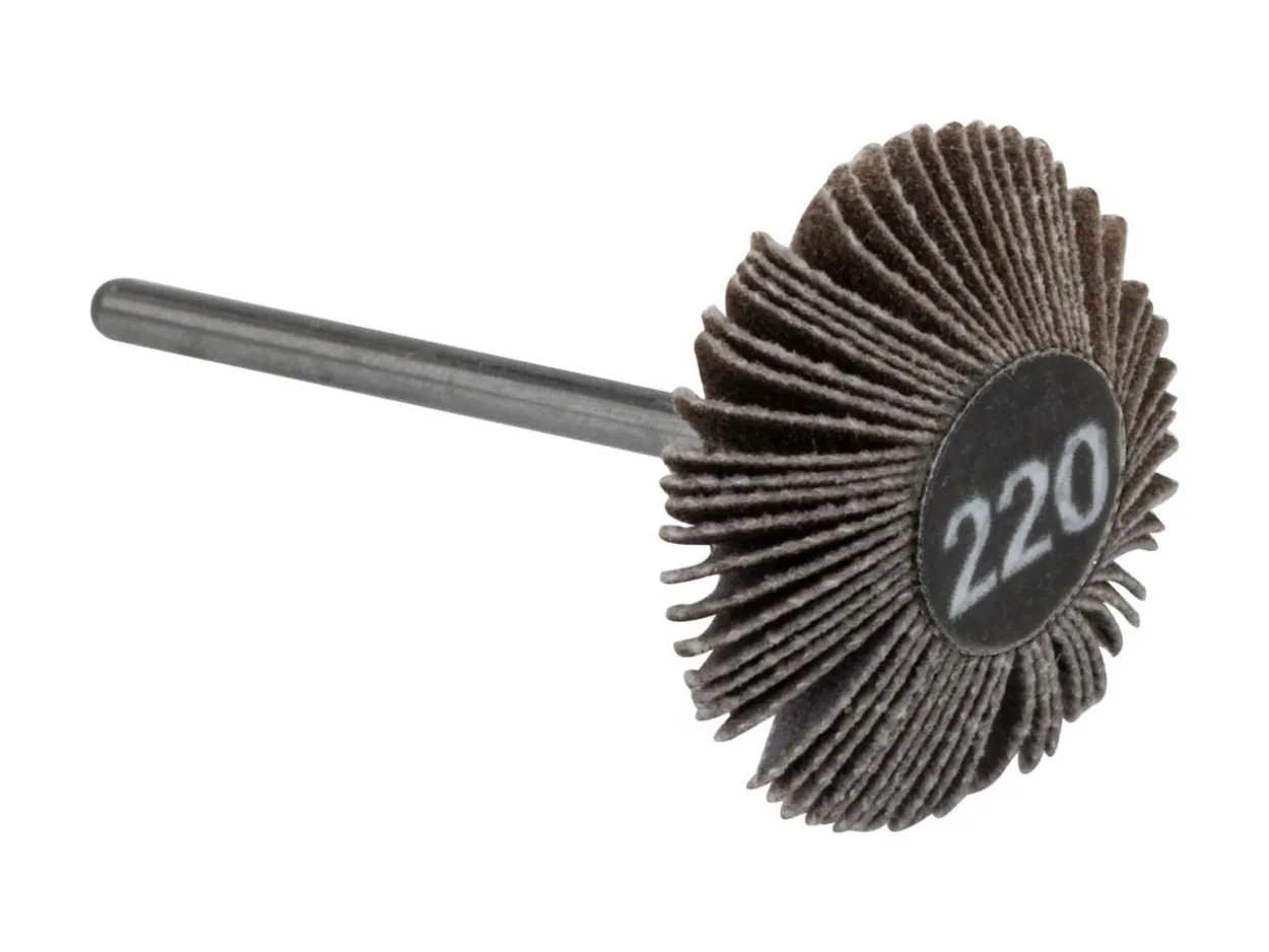 Bench Essentials By Cooksongold Emery Flap Wheel, Knife Edge, 220 Grit