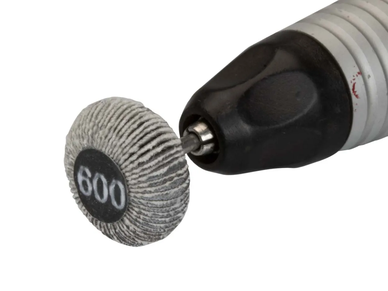 Bench Essentials By Cooksongold Emery Flap Wheel, Oval, 600 Grit