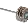 Bench Essentials By Cooksongold Emery Flap Wheel, Square Edge, 80 Grit