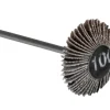 Bench Essentials By Cooksongold Emery Flap Wheel, Knife Edge 100 Grit