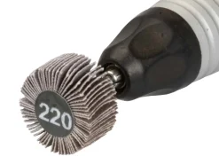 Bench Essentials By Cooksongold Emery Flap Wheel, Square Edge, 220 Grit