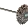 Bench Essentials By Cooksongold Emery Flap Wheel, Knife Edge 80 Grit