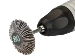 Bench Essentials By Cooksongold Emery Flap Wheel, Knife Edge 80 Grit