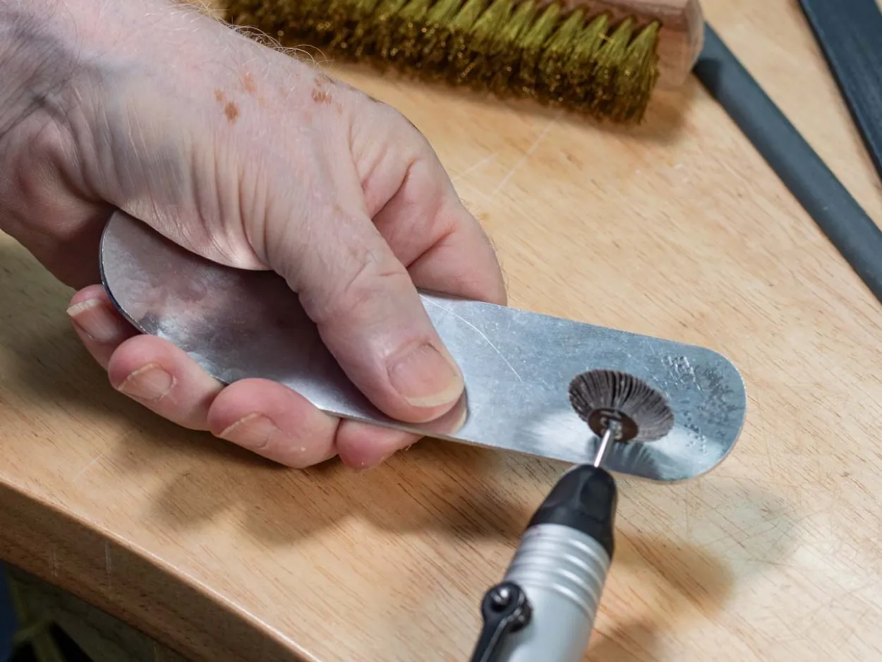 Bench Essentials By Cooksongold Emery Flap Wheel, Knife Edge 80 Grit