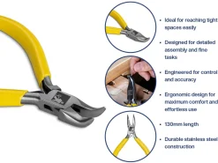 Bench Essentials By Cooksongold Bent Nose Pliers 130mm