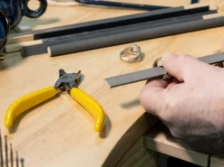Bench Essentials By Cooksongold Emery Stick Half Round 2000 Grit Fine