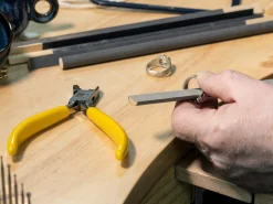 Bench Essentials By Cooksongold Emery Stick Half Round 2500 Grit Extra Fine