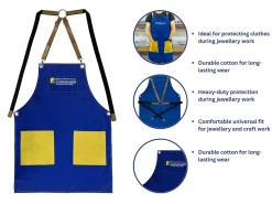 Bench Essentials By Cooksongold Heavy Duty Cotton Apron