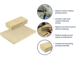 Bench Essentials By Cooksongold Soldering Board And Block Set