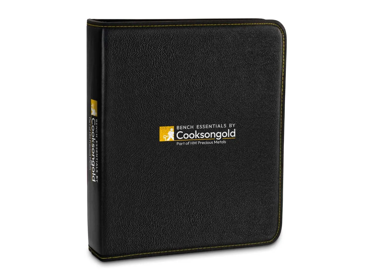 Bench Essentials By Cooksongold Tools Zipper Case, 25 Slots, 435mm X 350mm X 90mm