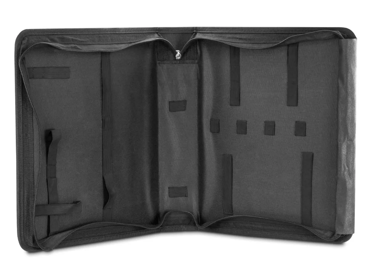 Bench Essentials By Cooksongold Tools Zipper Case, 25 Slots, 435mm X 350mm X 90mm